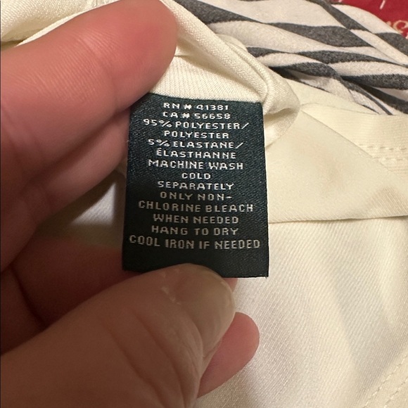 Ralph Lauren Elegant Black and White Dress sash stripe maxi - Picture 5 of 5